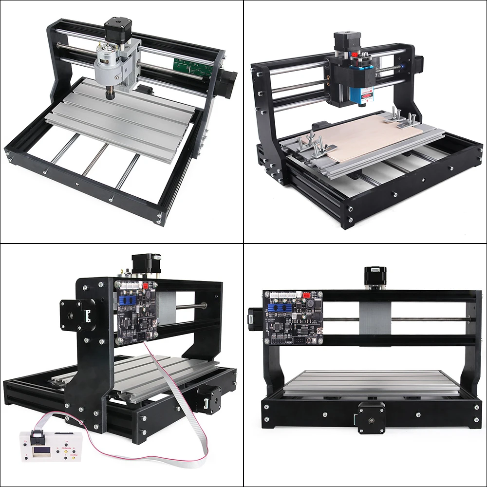 Imagem -05 - Cnc 3018 Pro Gravador a Laser Roteador Eixos Grbl Fresagem de Metal Corte Máquina de Gravação a Laser Madeira Acrílico Impressora Pcb