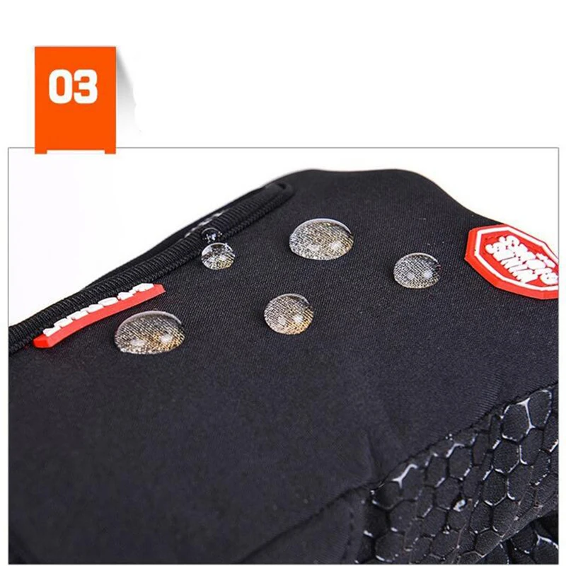 Guantes Térmicos de esquí para hombre y mujer, manoplas impermeables de dedo completo con pantalla táctil, calefactables, para motocicleta,