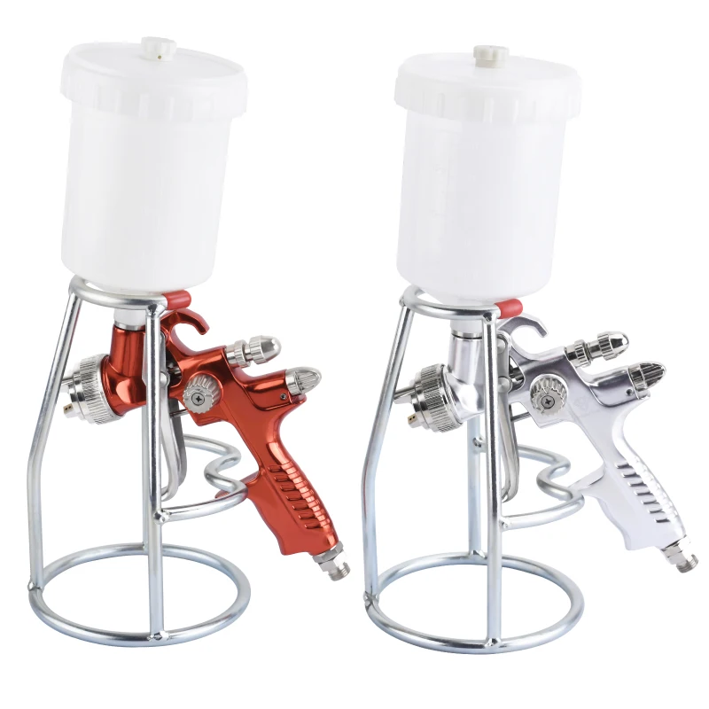 RONGPENG HVLP Spay Súng Tranh Súng Trọng Lực Nước Cấp Dựa Bình Bơm Phun Với Giá Đỡ Bằng Khí Nén Dụng Cụ