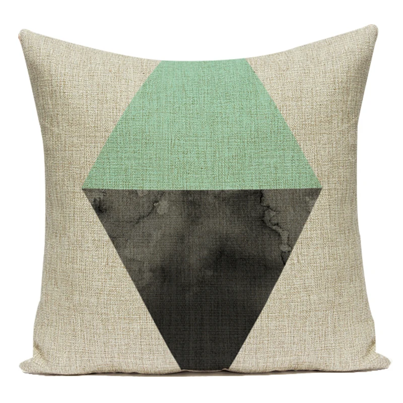 Nordic Style Square Cushion Cover Modern Geometry Printing Pillow Cover Decoration for Sofa Chair Car Throw Pillow Case