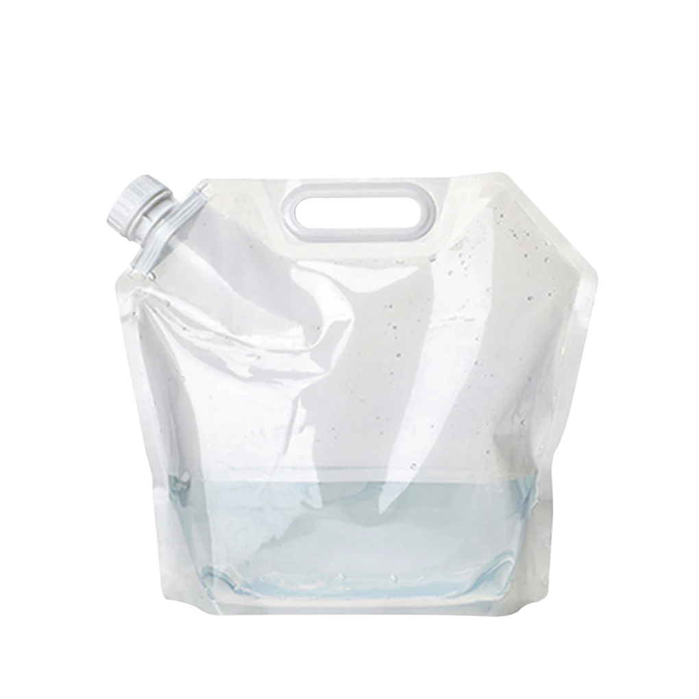 

5/10/15L Water Bag Folding Portable Sports Storage Container Jug Bottle Inlaid Handle Water Bag For Outdoor Travel Camping