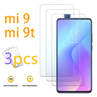 3pcs protective glass for xiaomi mi 9 9t ksiomi screen protector mi9 mi9t t9 redmi 9 note 9t tempered glas xiomi xiami 9h