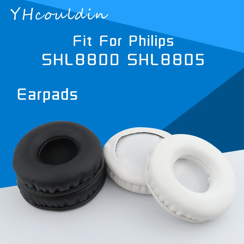 YHcouldin Ohrpolster Für Philips SHL8805 SHL8800 Kopfhörer Mithelfer Ersatz Faltig Leder
