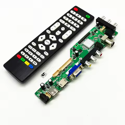Universal Scaler Kit 3663 TV Controller Driver Board Digital Signal DVB-C DVB-T2 DVB-T Universal 10-42"LCD panel