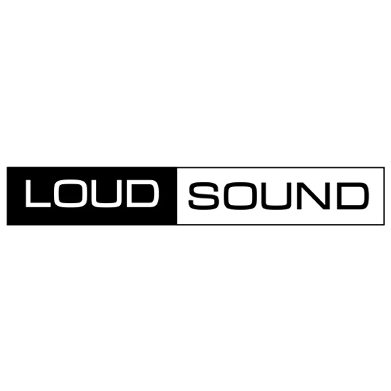 S4-0110# 2 Pieces/Pack 23* 5 cm Decal LOUD SOUND Car Sticker Waterproof Auto Decors on Bumper Rear Window