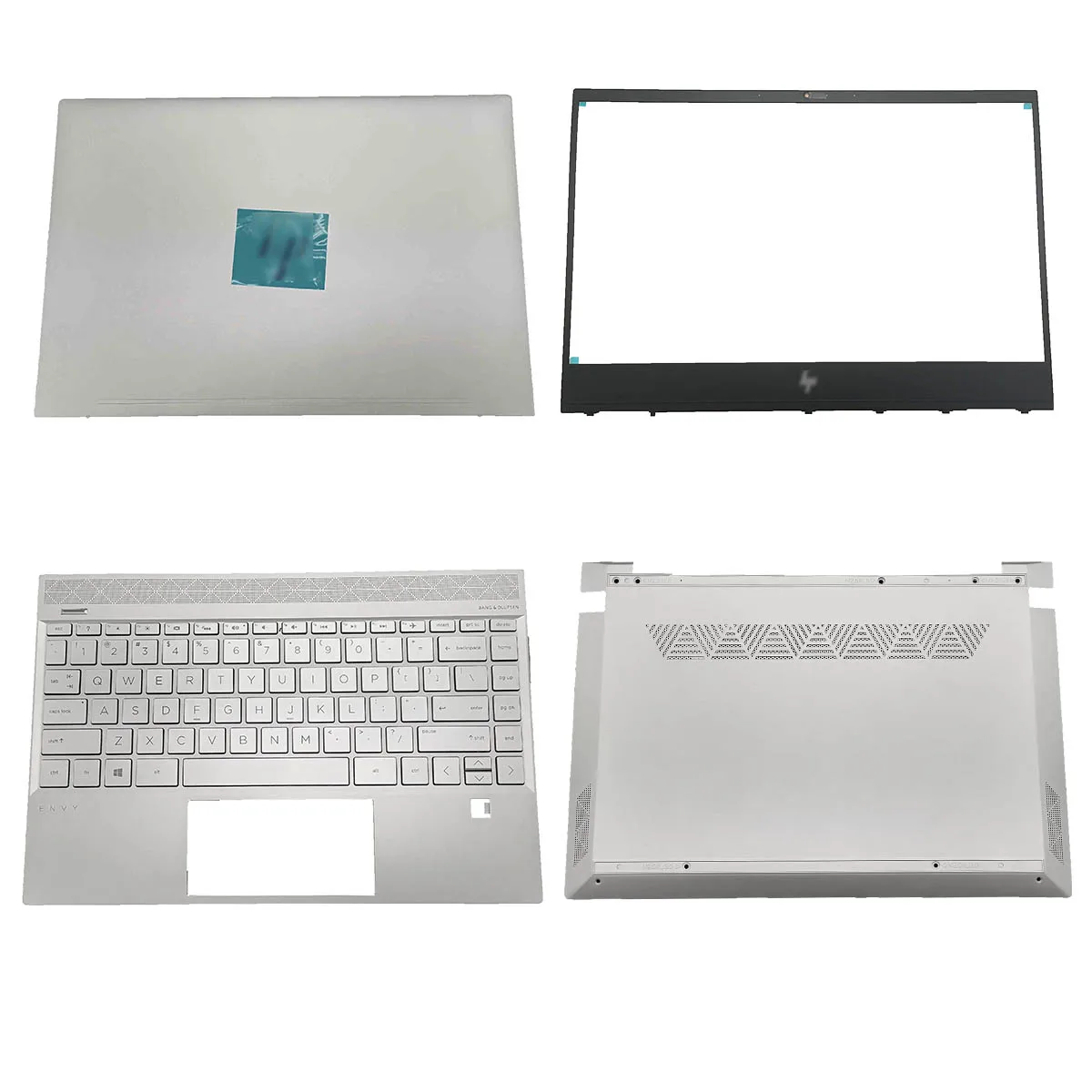 

NEW The Case Cover Of Laptop For HP ENVY 13-AQ TPN-W144 LCD Back Cover/Front Bezel/Palmrest/Bottom Case L54934-001 Silvery