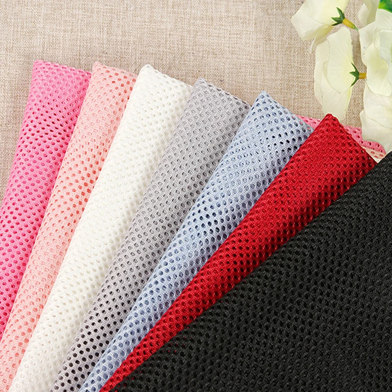 Breathable Cushion Cradle Mesh Upholstery Fabric for Chair Back Net Cloth Shoes DIY Handmade by the Meter