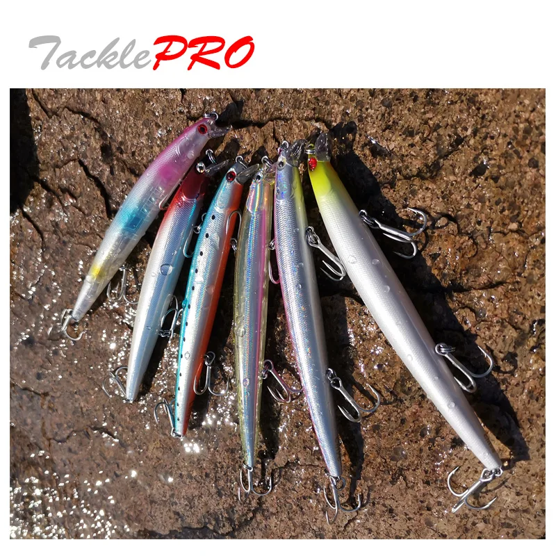 TacklePRO M27 Minnow Floating  lure 130mm 13.5g long cast minnow Hard Lure 1PC Fishing Bait Wobblers Swimming Depth 1.5M