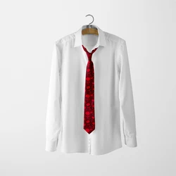 Mode 3D Gedruckt Männer Krawatten Kreative Lustige Schädel Zeitung Party Hochzeit Krawatten Schlank Polyester 8cm Breite Krawatten Hemd Zubehör
