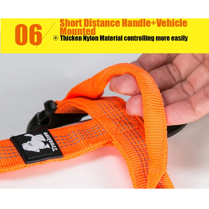 Truelove Pet Reflective Pet Dog Harness Small Medium Large Vest Adjustable with Safety Buckle D-flex Buckle Pet ProductsTLH6071
