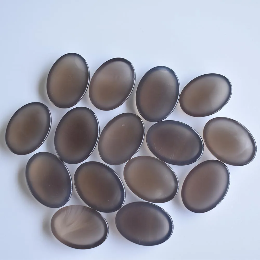 Fashion high quality natural grey onyx Oval CAB CABOCHON for jewelry Accessories 18x25mm Wholesale 30pcs/lot free shipping