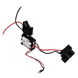 DC 12V 14.4V 18V Cordless Drill Trigger Switch On/Off Lithium Battery Electric Drill Speed Control Switches With Light