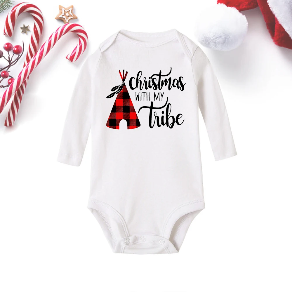 Merry Christmas Toddler Baby Long Sleeve Romper Jumpsuit Infant Newborn Girls Boys Outfit Christmas Deer Print Clothes Gifts