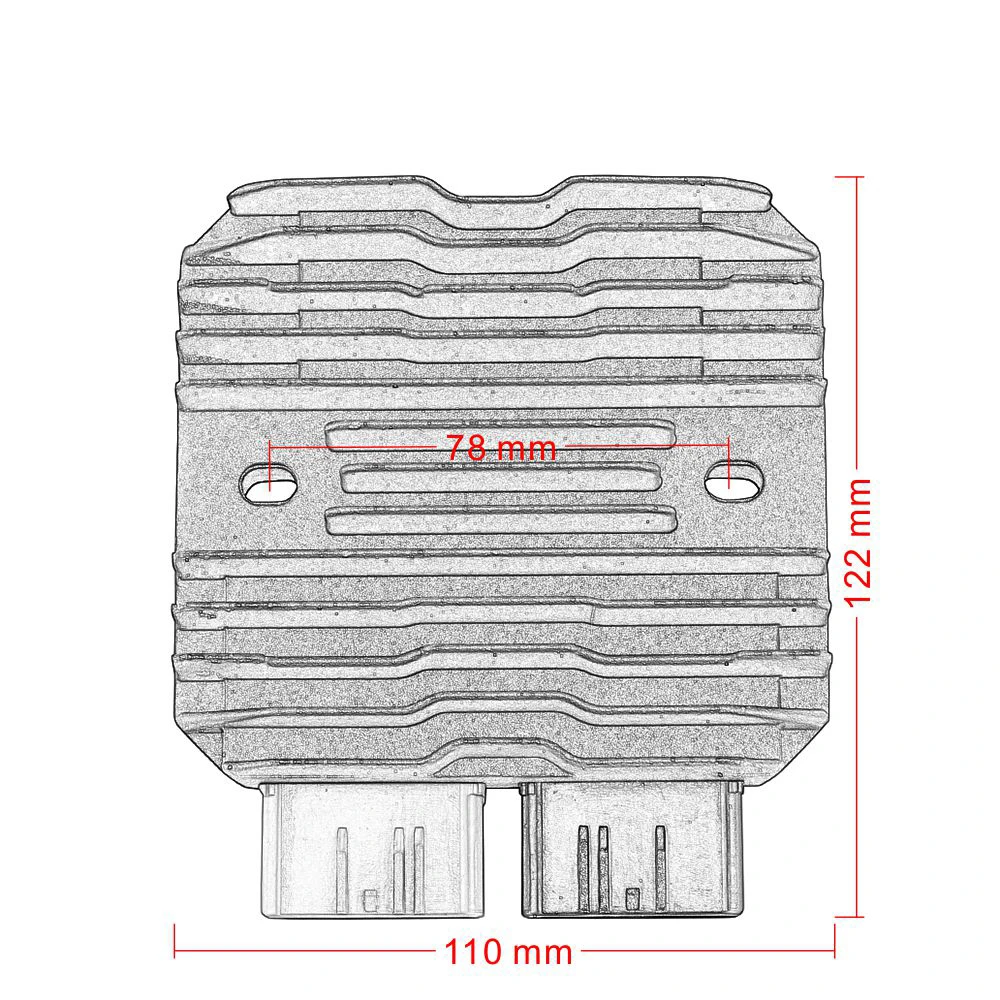 Motorcycle Voltage Regulator Rectifier for Kawasaki Ninja ZX 6R ZX6R ZX636 ZX 636 ZX-6R ABS 2013 2014 2015 2016 2017 21066-0730