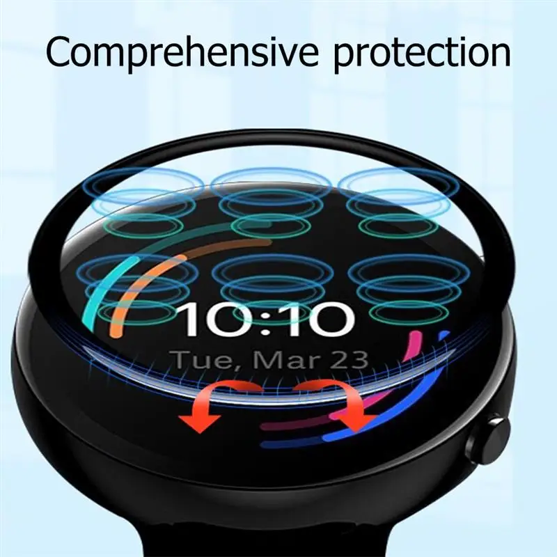 3D Curved Protective Film For OnePlus Watch 46mm Smatr Watch Screen Protector Full Coverage HD Clear Soft Case (Not Glass)