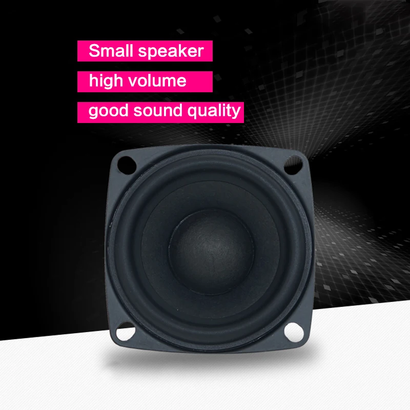 5-15W 2 Inch Full Range Speaker High School Bass Fever Speaker HIFI Unit Computer TV Bluetooth Audio 118Hz -8000Hz