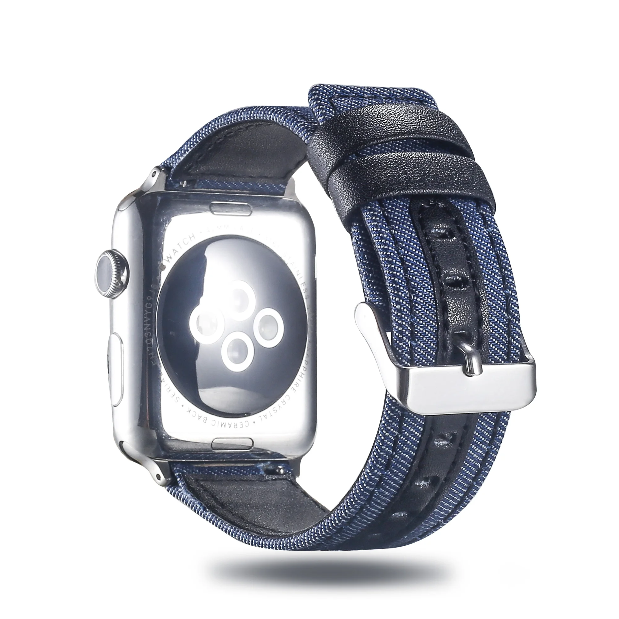 Wysokiej jakości skórzany pasek z tkaniny dla Apple Watchfor dla serii Iwatch 6 5 4 3 2 38mm 40mm 42mm 44mm apple sportowa bransoletka z paskiem