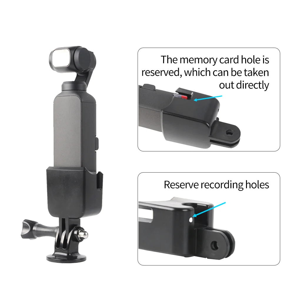 ملحقات كاميرا جيب DJI OSMO ، قوس مشبك توسيع الصدر ، مشبك حقيبة ظهر ، حامل تثبيت حزام المعصم ، 1 2 3