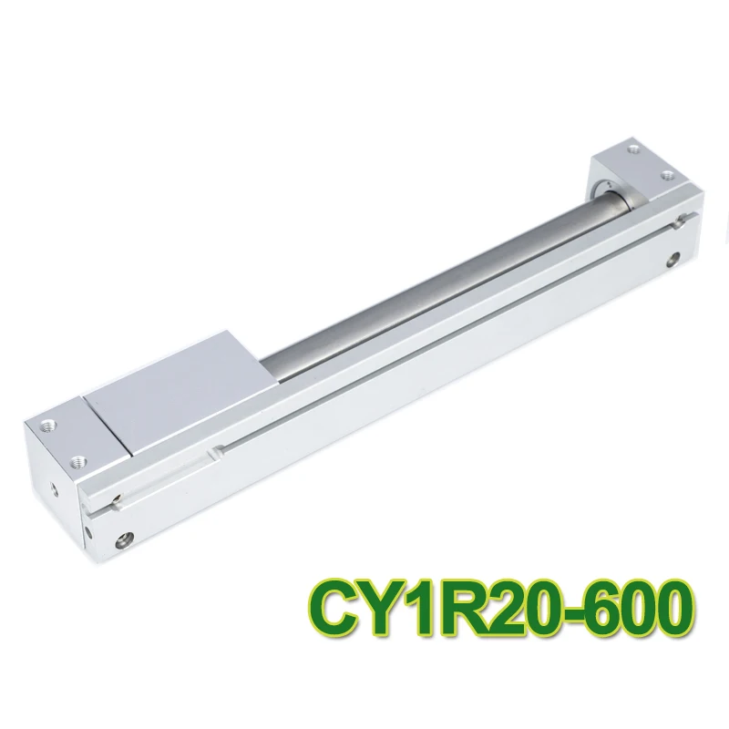 

CY1R20-600 magnetically coupled Rodless cylinder 20mm bore 600mm stroke high pressure cylinder CY1R series CY1R20*600