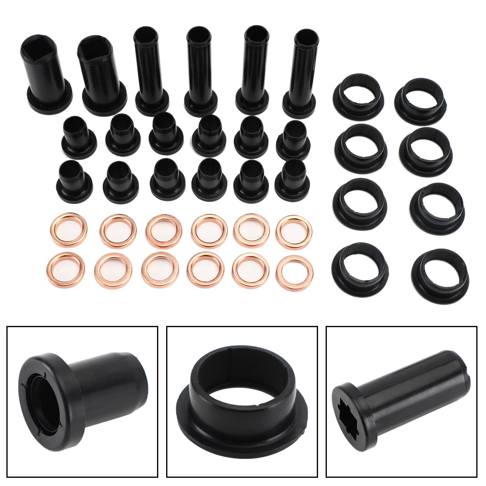 

Topteng Rear Suspension Bushings Kit for Polaris Sportsman 500 Rse 1996-2000 2002 Motorcycle Accessories