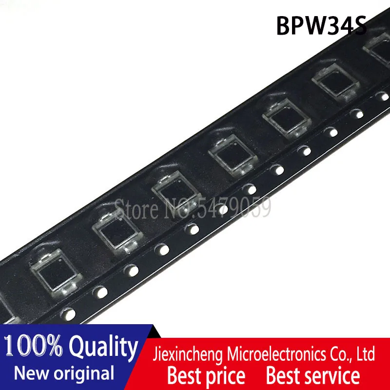 10Pcs BPW34S VBPW34S SMD2 BPW34 DIP2 Infrarood Silicium Fotocel Chip Nieuwe Originele
