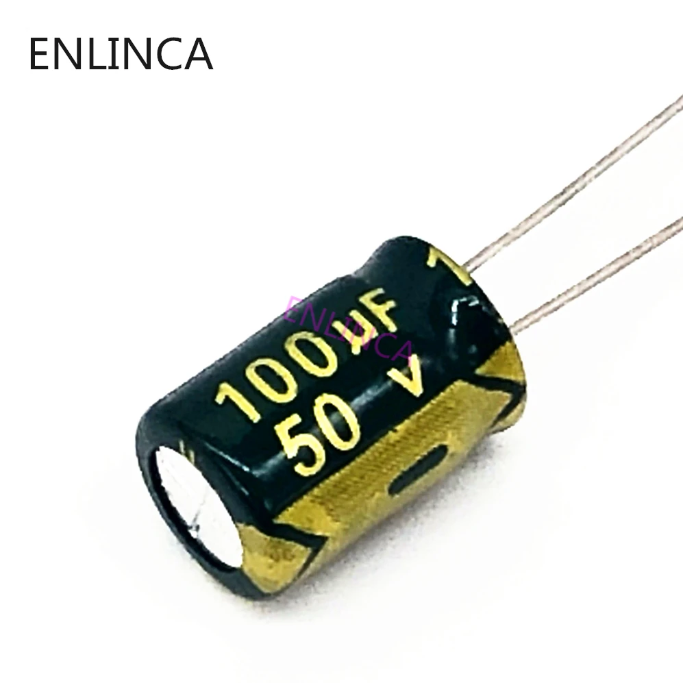 20 sztuk/partia P74 wysokiej częstotliwości niskiej impedancji 50V 100UF aluminium kondensator elektrolityczny rozmiar 8*12 100UF 20%