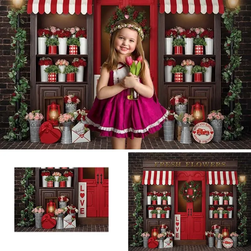 Фон для фотосъемки на День Св. Валентина, любовь, роза, цветок, витрина, Новорожденные, ребенок, портрет, Фотофон, реквизит для студийной съемки