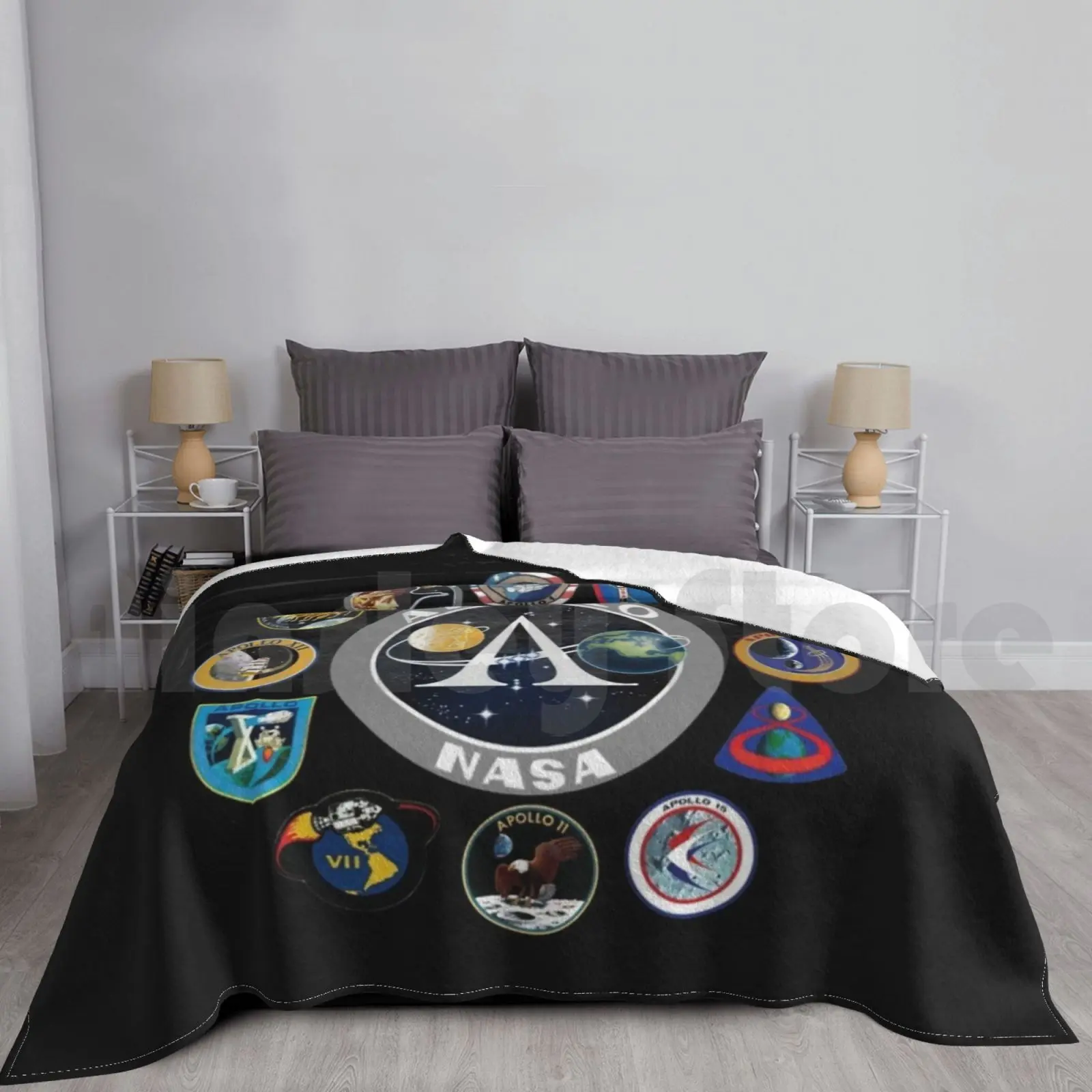 Apollo Missions Patch Badge-Program Blanket Fashion Custom Patch Apollo Apollo Mission Crew Patch Apollo