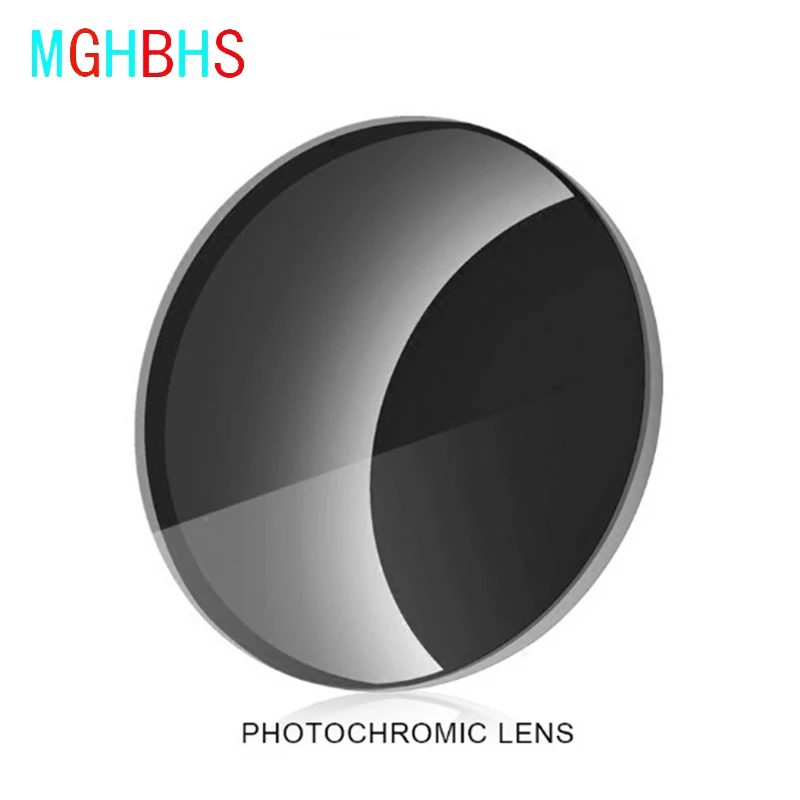 

MGHBHS Photochromic Series 1.56 1.61 1.67 Prescription CR-39 Resin Aspheric Glasses Lenses Myopia Sunglasses Lens