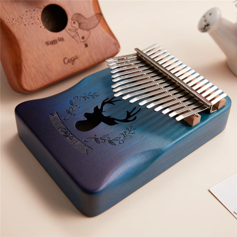 Upgrade 17 key Kalimba Carimba Acacia full solid wood Thumb Piano 17 llaves mbira Musical Instrument Finger Piano Wholesale