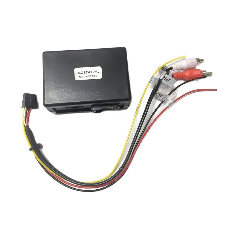 Car Optical Fiber Decoder Box Amplifier Adapter For Cayenne For Mercedes Benz ML / R / GL / SLK/W164 AUX