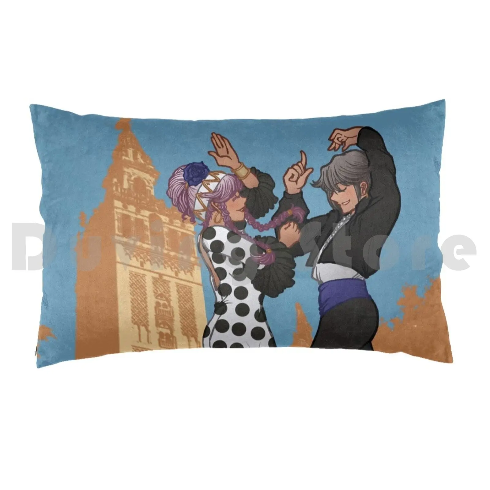 ? Vamos A Bailar! Pillow Case 20*30 Inch Fire Emblem Fire Emblem Awakening Inigo Olivia Feria Flamenco