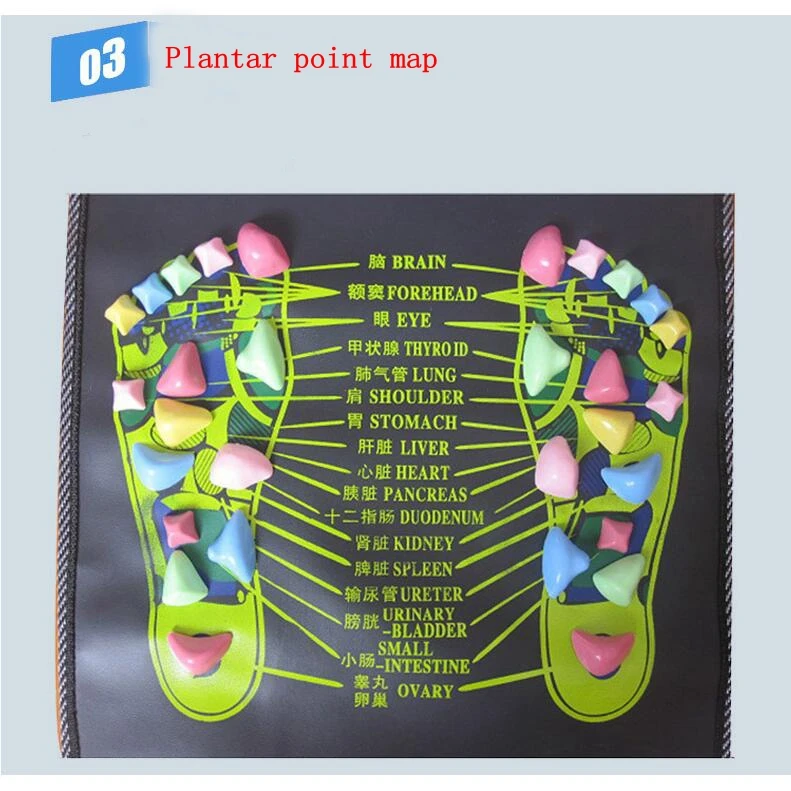 Simulação de paralelepípedos pé massagem esteira casa confortável pé massagem almofada cascalho estrada massagem esteira 35/70/120/140/175cm * 35cm