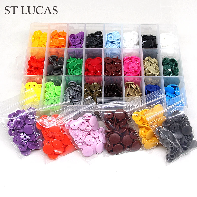 St.Lucas Fastener plastic Snap Button T3 T5 Resin Button Press Stud for Baby Children\'s clothes handmade DIY accseeory scrapbook