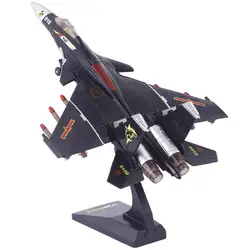 1:87 China J-15 Jet Fighter Diecast Military Aircraft Model Toys Pull Back Warplane With Sound LIght Kids Toys