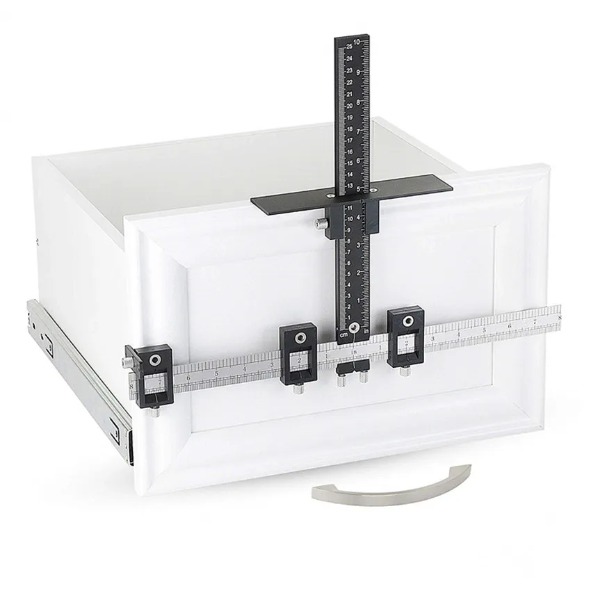 2025 Woodworking Tools Cabinet Hardware Jig Tool - Drill Template Guide for Door and Drawer Handle Installation Tools