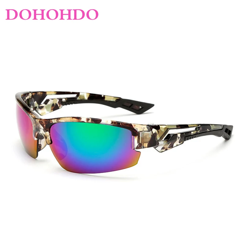 DOHOHDO 2022 Classic Luxury Mens Army Goggles Sports Driving Sunglasses UV400 Fishing Men Tactical Sun glasses For Male Gunes