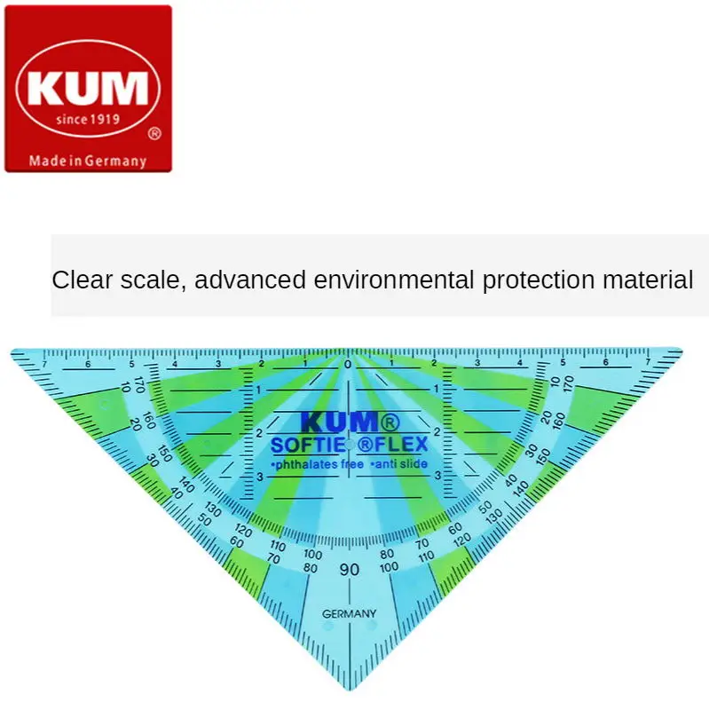 Germany Kum Kum 262 Softie Flex 16cm Flexible Non-Slip Transparent Multi-Color Environmental Protection Set Square