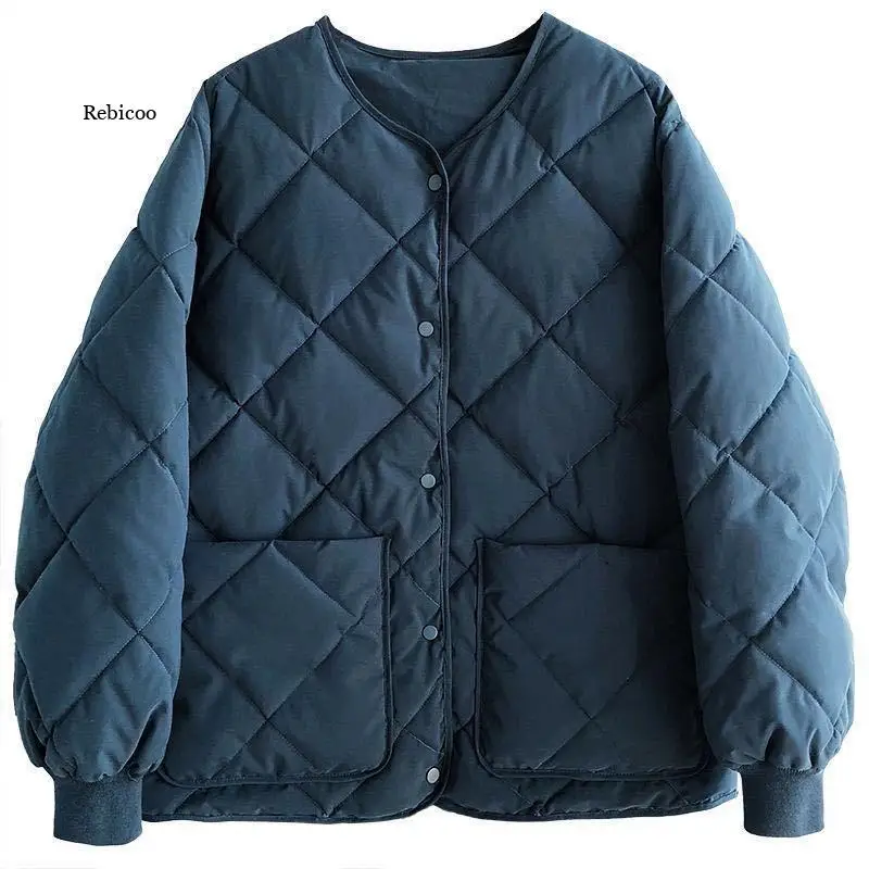 

Womens Casual Coat Female Cotton-Padded Quilted Parka Jacket Down Cotton Padded Winter Coat Outwear Spring Autumn Winter