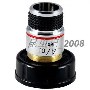 2pcs/4pcs 4 Times Achromatic Objective Lens/4X185 Objective Lens/microscope Objective Lens for S-L-R Camera