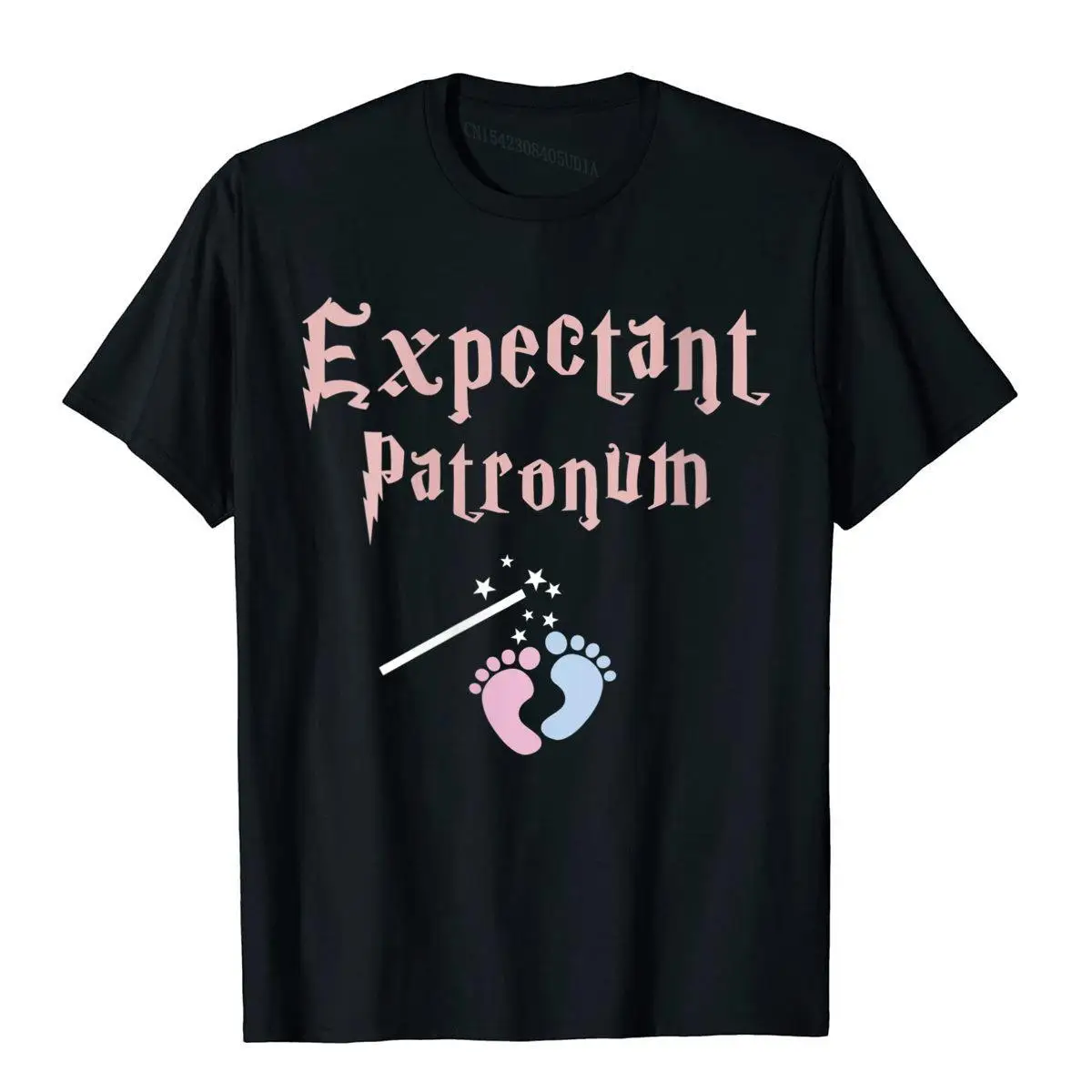 Womens Expectant Patronum Funny Mom Pregnancy Announcement T-Shirt Classic Printed On T Shirts Cotton Men Tops Shirt