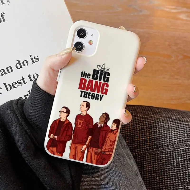 The Big Bang Theory Phone Case Solid Color Soft Cover for iphone 13 11 Pro Max X XS Max XR 7 8 6 6S Plus Fundas