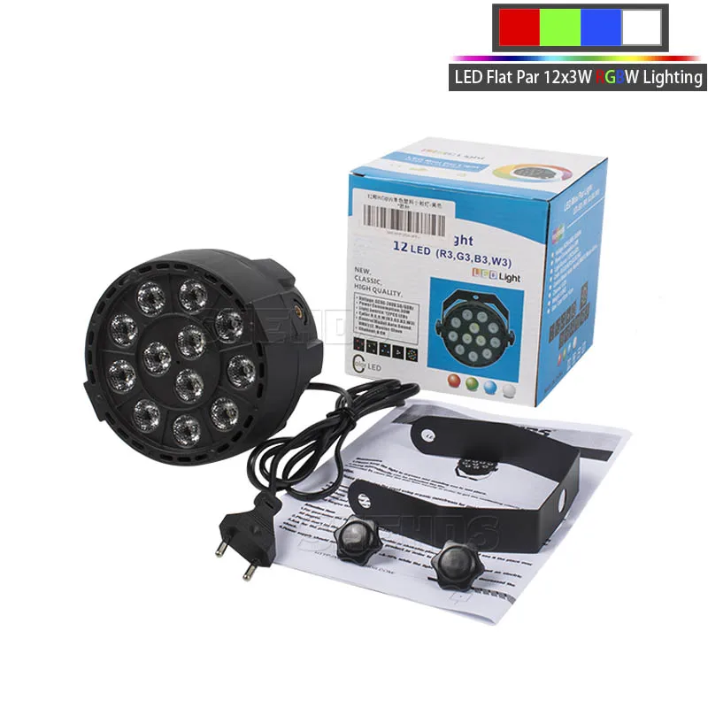 1PCS LED 7x18W 7x12W 54x3W 12x3W RGBWA+UV Par Light with DMX512 6in1 Stage Light Wash Effect DJ Disco Mini Led Spotlighting 10W