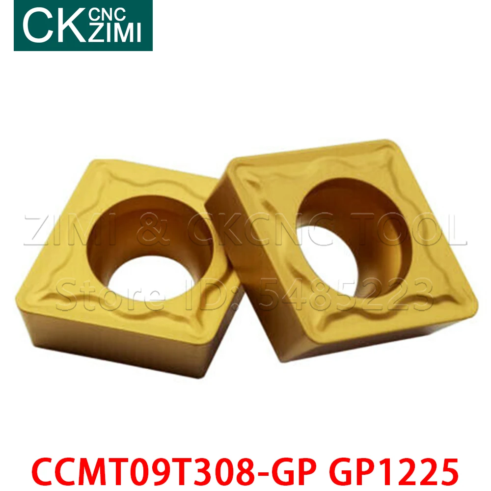 CCMT09T308-GP GP1225 Blades Carbide Inserts Externe Draaien Insert Duurzaam Cutter Draaibank Hout Draaien Tool Ccmt 09T3 Cnc Inserts