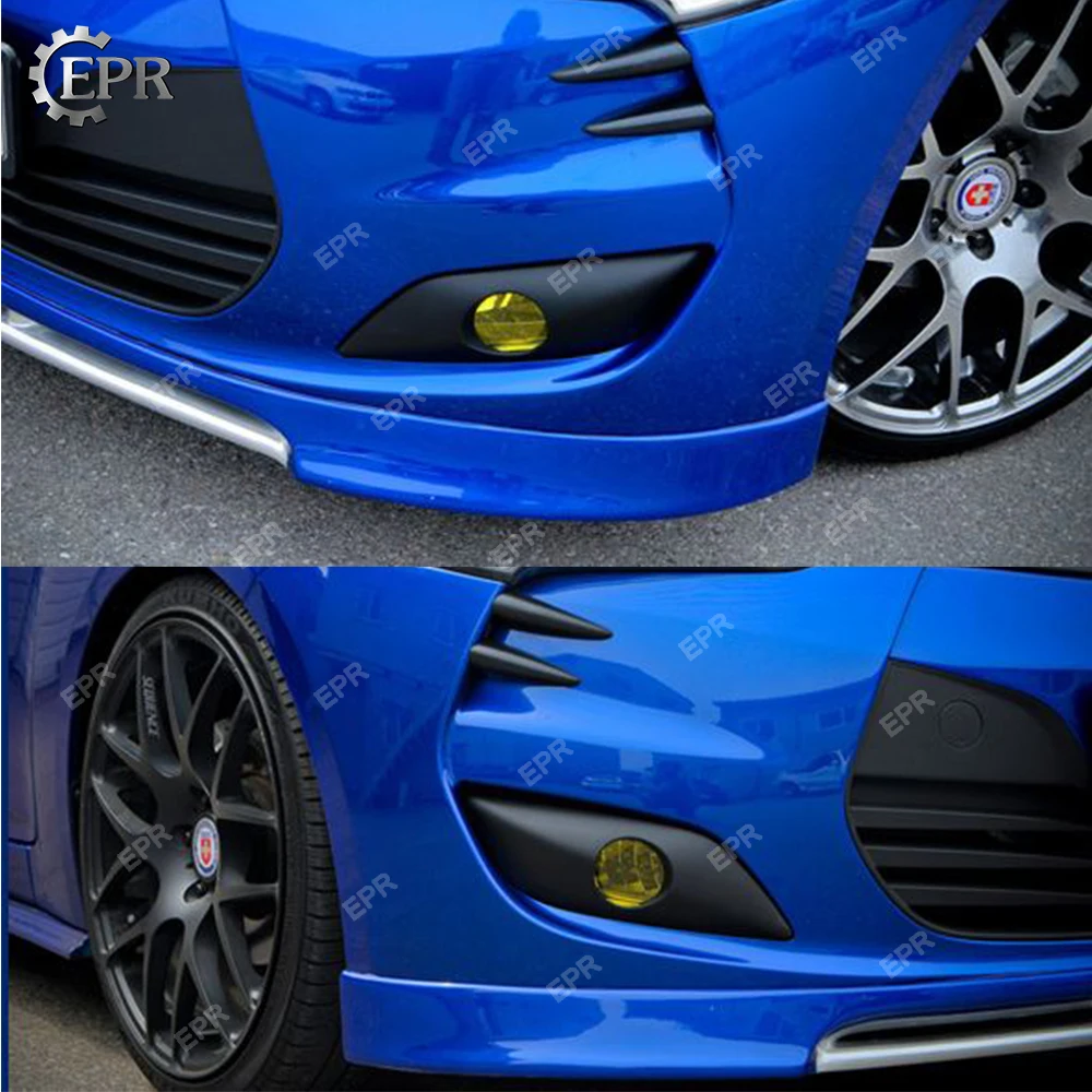 For Hyundai Veloster NAV Style FRP Fiber Glass Front Fog Cover (Non Turbo) Fiberglass Bumper Fog Cover For Veloster Tuning Part