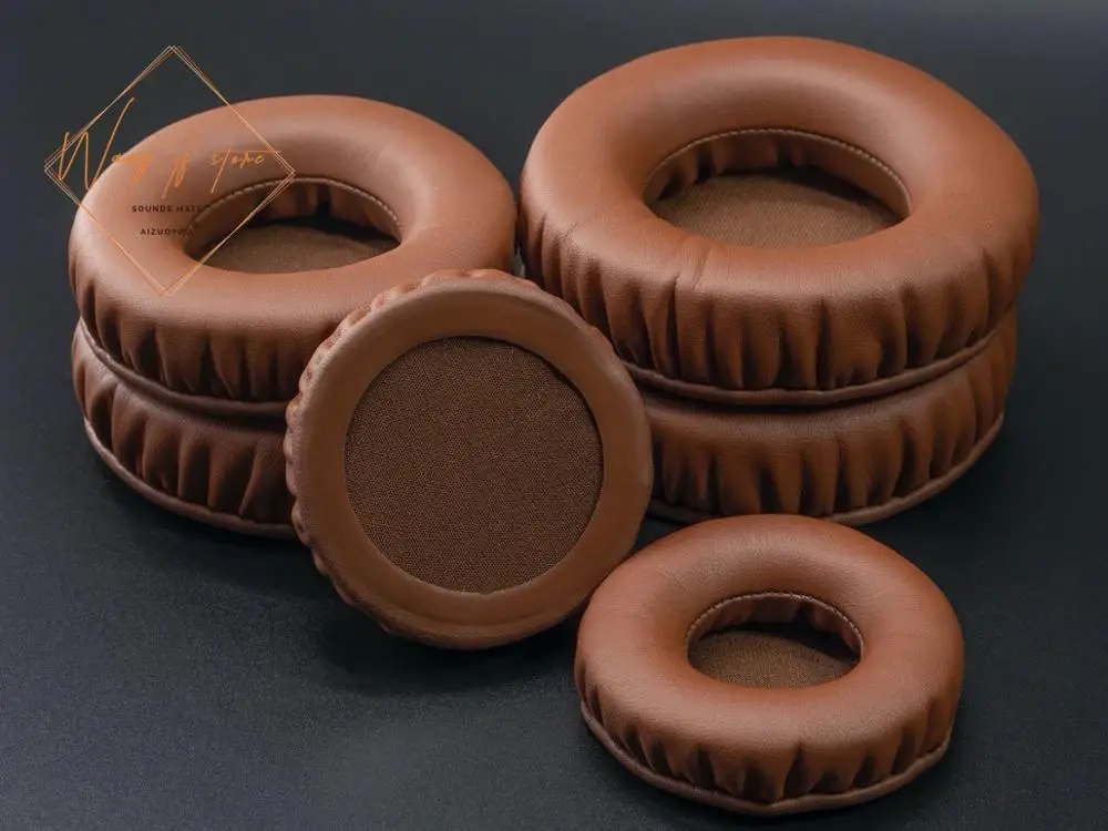 Brown Coffee Color Full Size Thick Memory Headphone Replacement Ear Pads Cushions EarPads For Headset