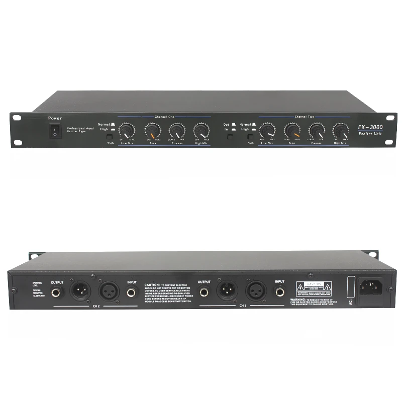 

2 channels Sound Audio Exciter Processor speaker management pro audio processor protea pro stage audio equipment