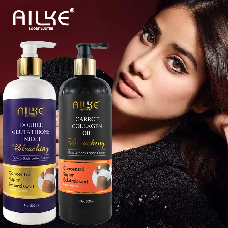 

AILKE Anti-wrinkle Brightening Body Lotion, With Natural Organic Collagen,Daily Moisturizing Lightening Glowing Women Skin Care