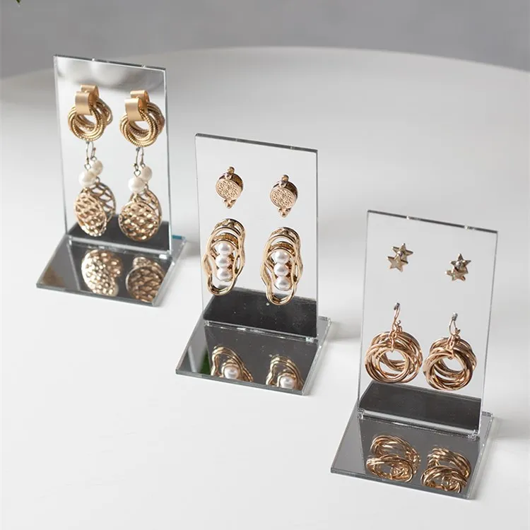 

Mirror Earrings Display Holder Jewelry Display Stand Drop Earrings Stud Earrings Display Rack