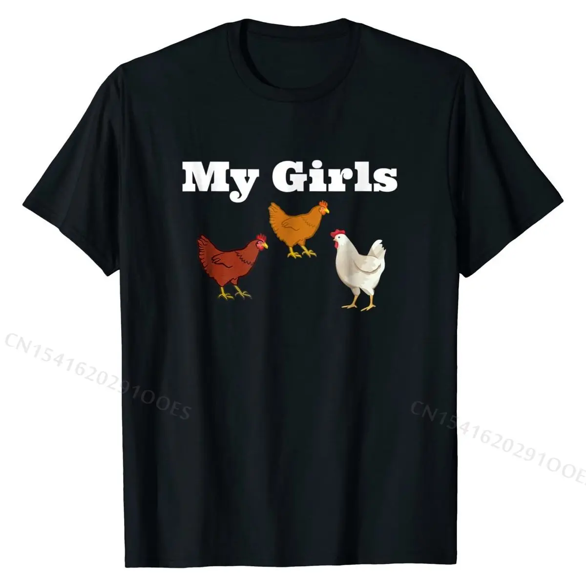 

Funny Chicken T Shirt for chicken farmers, My Girls Tops & Tees Coupons Design Cotton Men T Shirt Normal